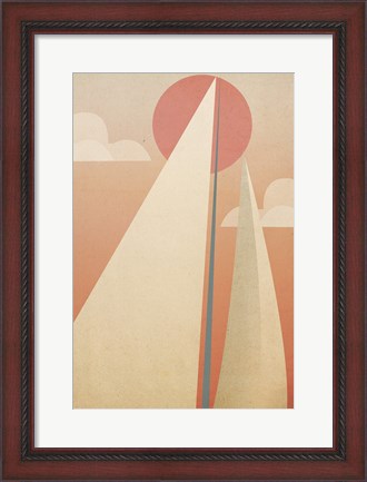 Framed Sails VI Print