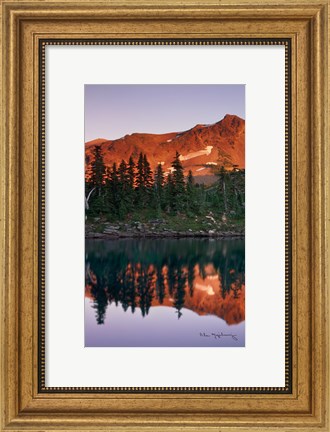 Framed Mount Jefferson Panel I Print