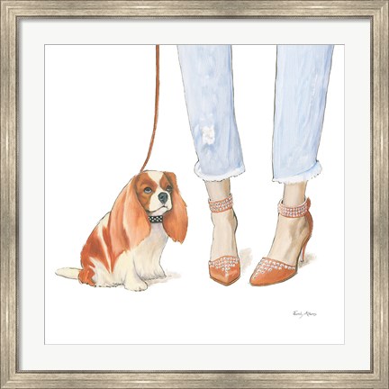 Framed Furry Fashion Friends IV Print