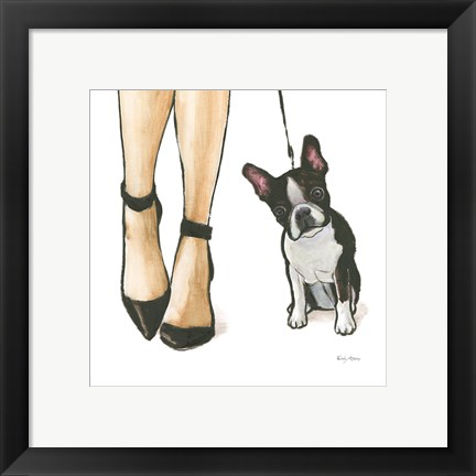 Framed Furry Fashion Friends II Print