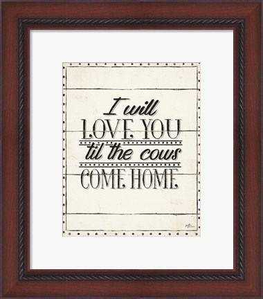 Framed Country Thoughts XIV Print