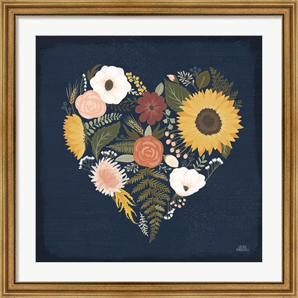 Framed Autumn Romance IX Print