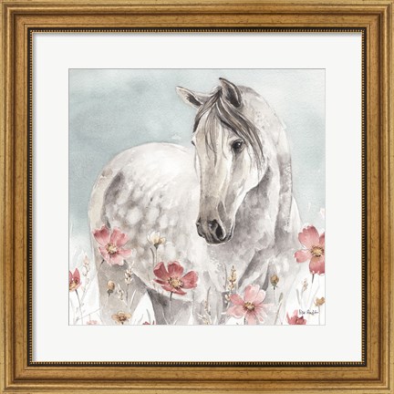 Framed Wild Horses IV Print