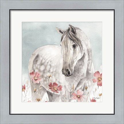 Framed Wild Horses IV Print