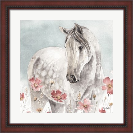 Framed Wild Horses IV Print