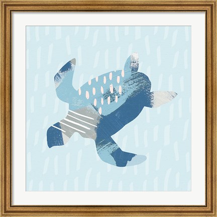 Framed Coastal Cool IV Print