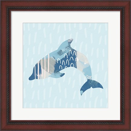 Framed Coastal Cool III Print