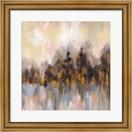 Framed Blushing Forest I Print