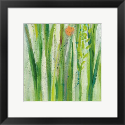 Framed Longstem Bouquet I Square III Print