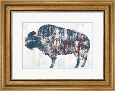 Framed Free Spirit II Red White Blue Print