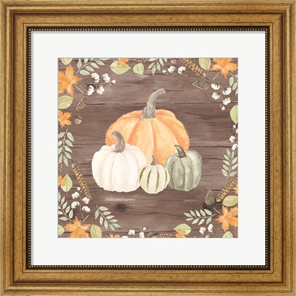 Framed Autumn Offering II Dark Print