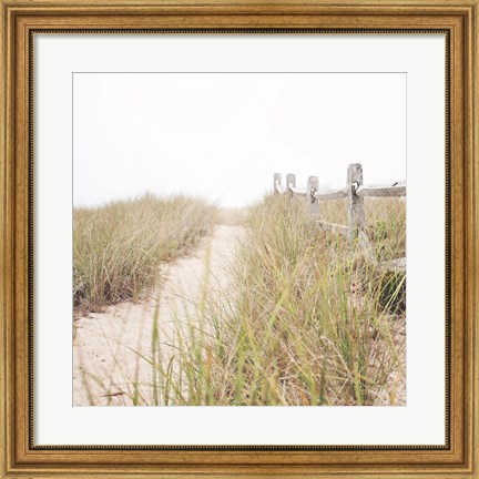 Framed To the Beach Print