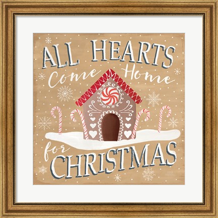 Framed Christmas Cheer VII Print