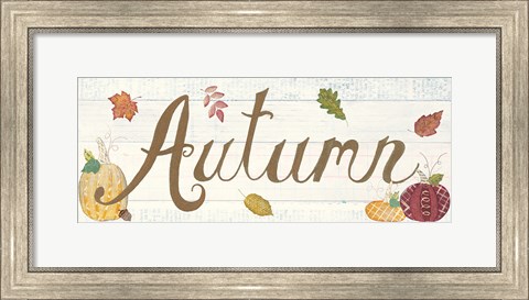 Framed Autumn Bounty IV Print