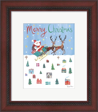 Framed Holiday Festivities IV Print