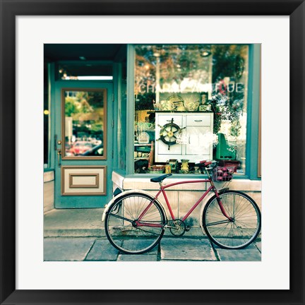 Framed Sunday Morning Bike Print