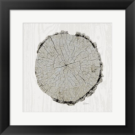 Framed Woodland Years II with Silver v2 Print