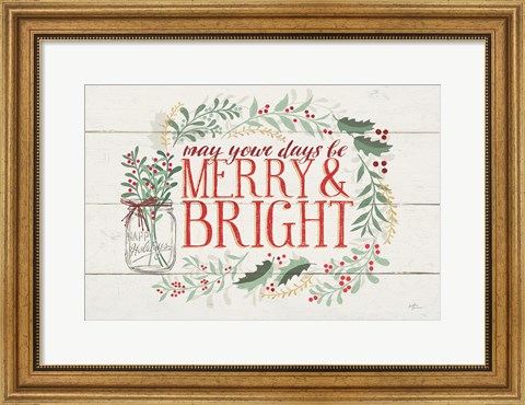 Framed Seasons Greetings I Print