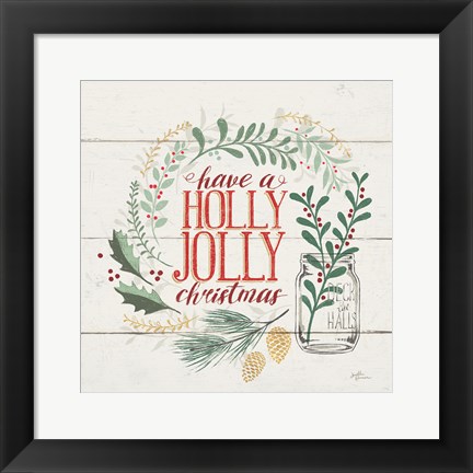 Framed Seasons Greetings III Print