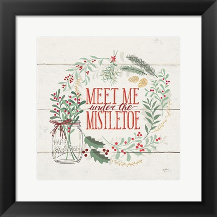 Framed Seasons Greetings V Print