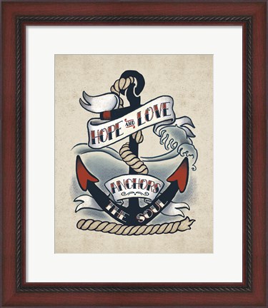 Framed Sailor Wisdom I Print