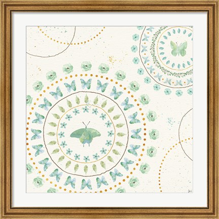 Framed Flutterby Blooms VIII Print