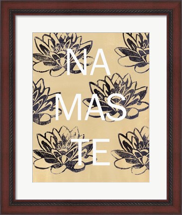 Framed Namaste Print