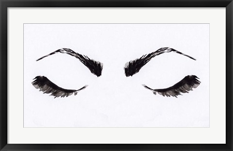 Framed Eyelashes Print