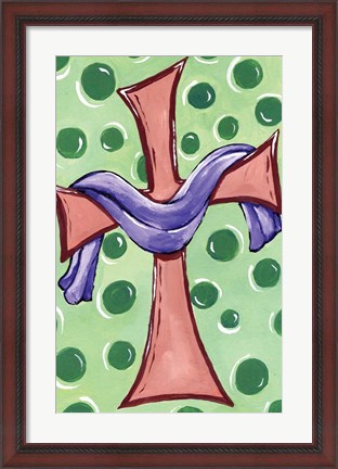 Framed Easter Cross Print