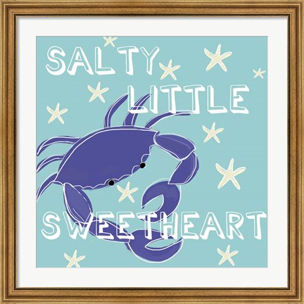 Framed Salty Sweetheart Print
