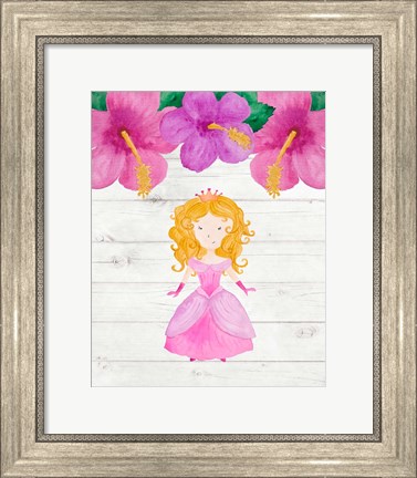 Framed Princess Flowers Print