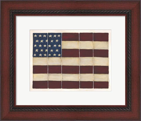 Framed Tiled Flag Print