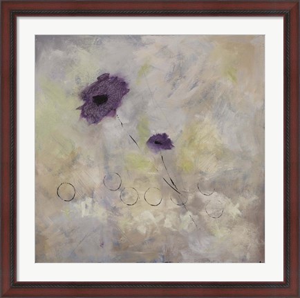 Framed Purple Flower II Print