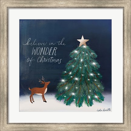 Framed Wonder of Christmas Print