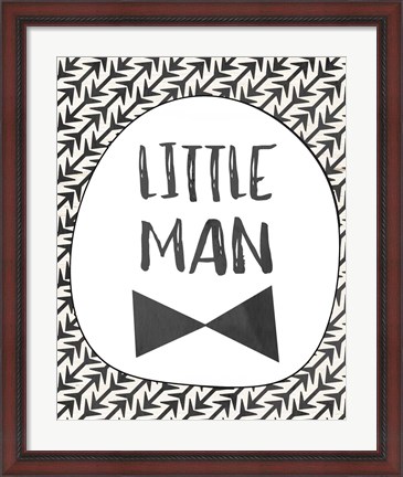 Framed Little Man Print