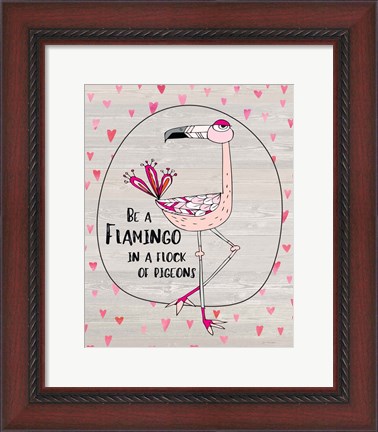 Framed Flamingo Print