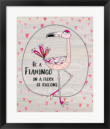 Framed Flamingo Print