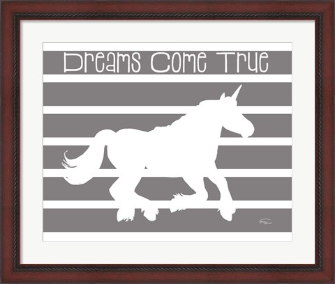 Framed Dreams Come True Print