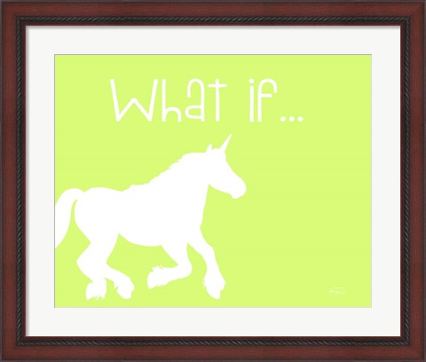 Framed What If? Print