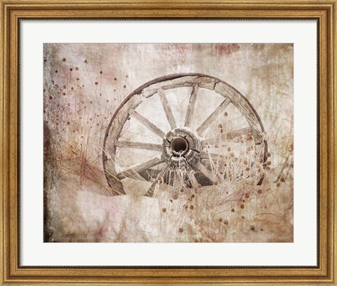 Framed Wagonwheel Print