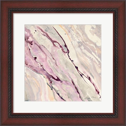 Framed Flowing II Print