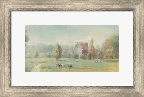 Framed Tranquil Farm Print