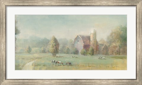 Framed Tranquil Farm Print