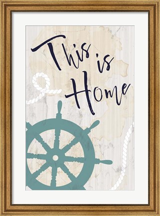 Framed This is Home Print