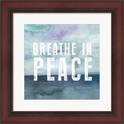 Framed Breath Peace Print