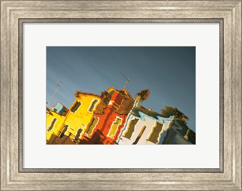 Framed Reflections of Burano XI Print