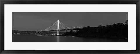 Framed Eastern Span Replacement of the San Francisco, Oakland Bay Bridge Print