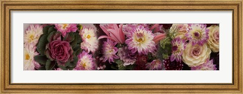 Framed Close-up of Flowers in a Bouquet Print