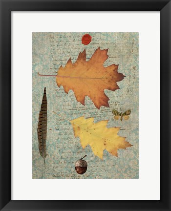 Framed Leaf Study III Print