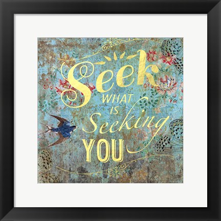 Framed Seek Print